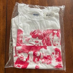 Brand new, unopened Taylor Swift Gildan Youth Medium - “white squares tee”